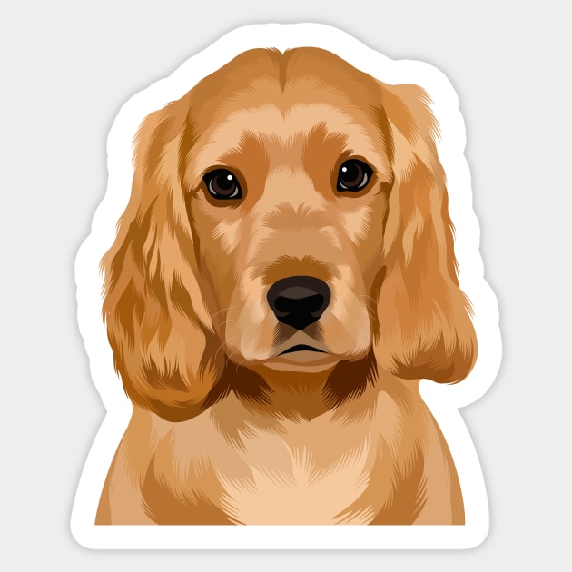 Cocker spaniel decal sales